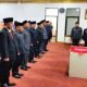 Pj. Bupati Tanggamus Mulyadi Irsan, melakukan pelantikan dan pengambilan sumpah jabatan terhadap 8 jabatan pimpinan tinggi pratama di Ruang Rapat Utama Sekretariat Daerah pada Kamis 2 Mei 2024.