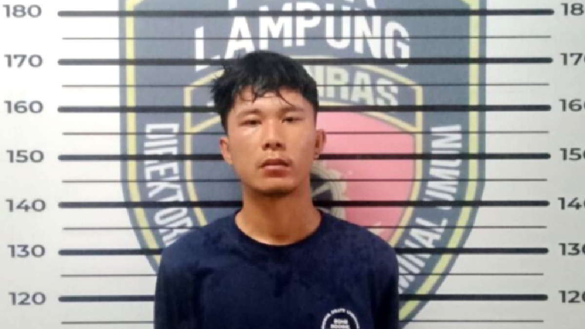 Renaldi Kusuma Bin Minak Bajar Hendra, Tahanan yang kabur dari sel Polsek Waway Karya. (Foto: Dok. Humas Polda Lampung)