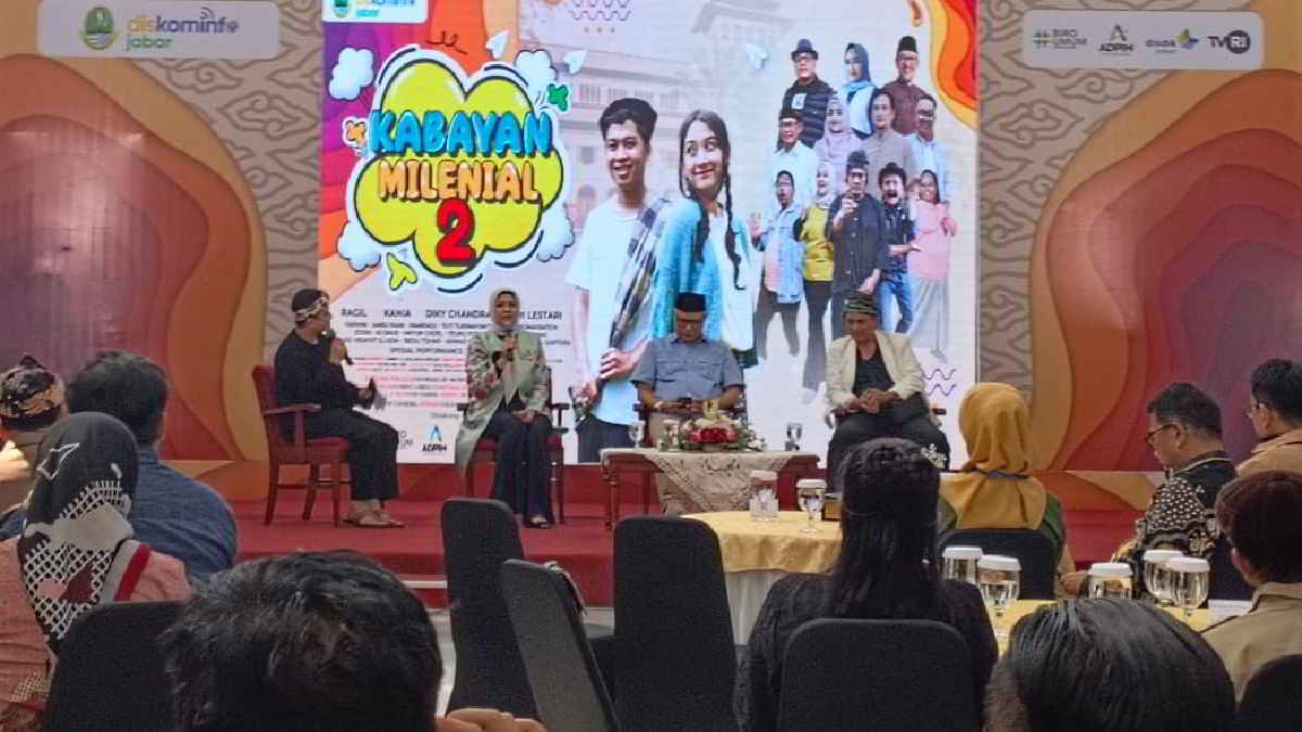 Sinteron Kabayan Milenial 2 dilincurkan oleh Pemdaprov Jabar, di Gedung Sate, Kota Bandung, Jumat (7/6/2024)