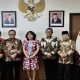 Ketua DPRD Kota Bekasi H.M Saifuddaulah saat menghadiri pisah sambut Kejari Kota Bekasi pada Jumat 21 Juni 2024