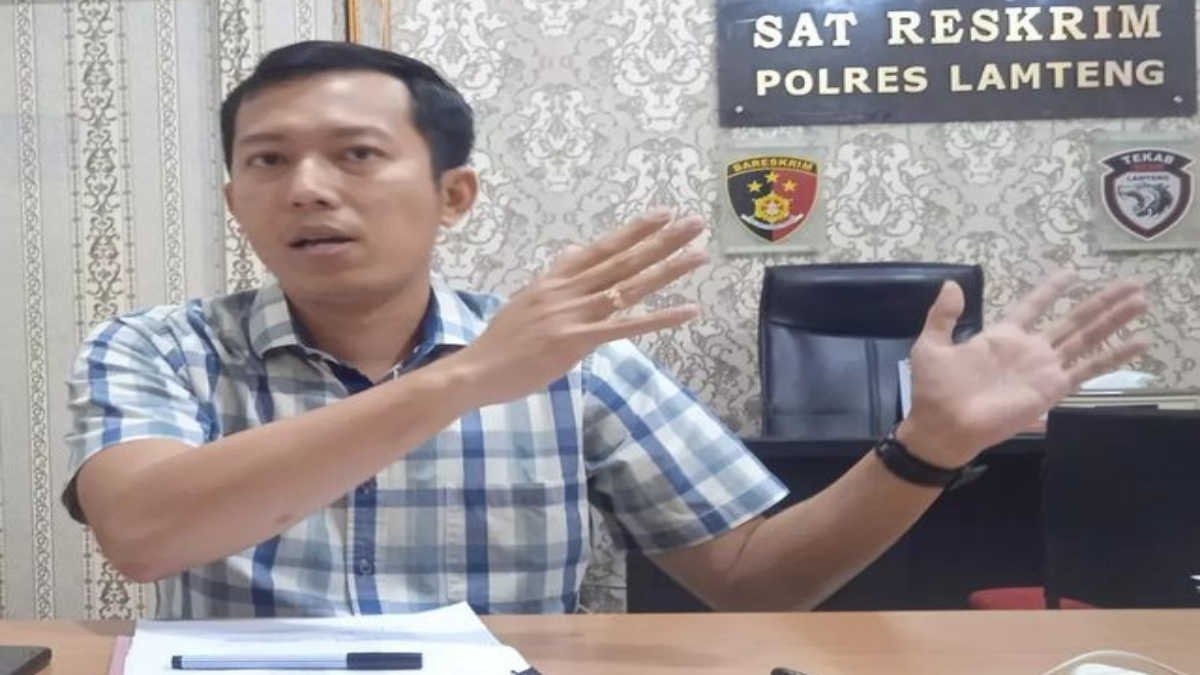 Kasat Reskrim Polres Lampung Tengah, AKP Nikolas Bagas Yudhi Kurnia