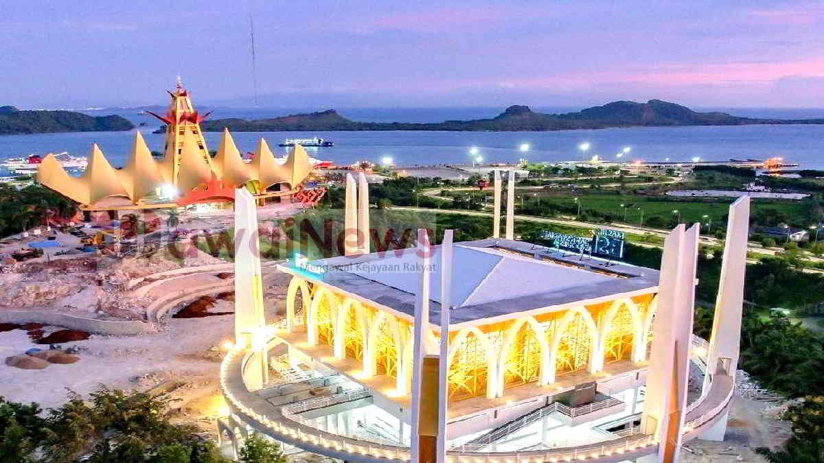 Menara siger jadi icon Provinsi Lampung jadi salah satu tempat favorit