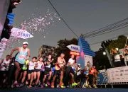 Flag Off Jabar Run 10K 2024 di Jl. Siliwangi, Kota Cirebon, Minggu (14/7/2024). Sekitar 2.000 pelari dari berbagai daerah mengikuti event tersebut.