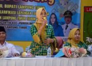 Ketua TP PKK Lampung Timur Klarifikasi Lapangan Lomba Desa Tingkat Kabupaten