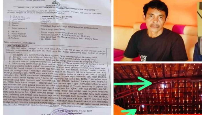 Warga Lamtim Babak Belur Dikeroyok, Kepala Dipukul dengan Patok, Rumah Dilempari Batu