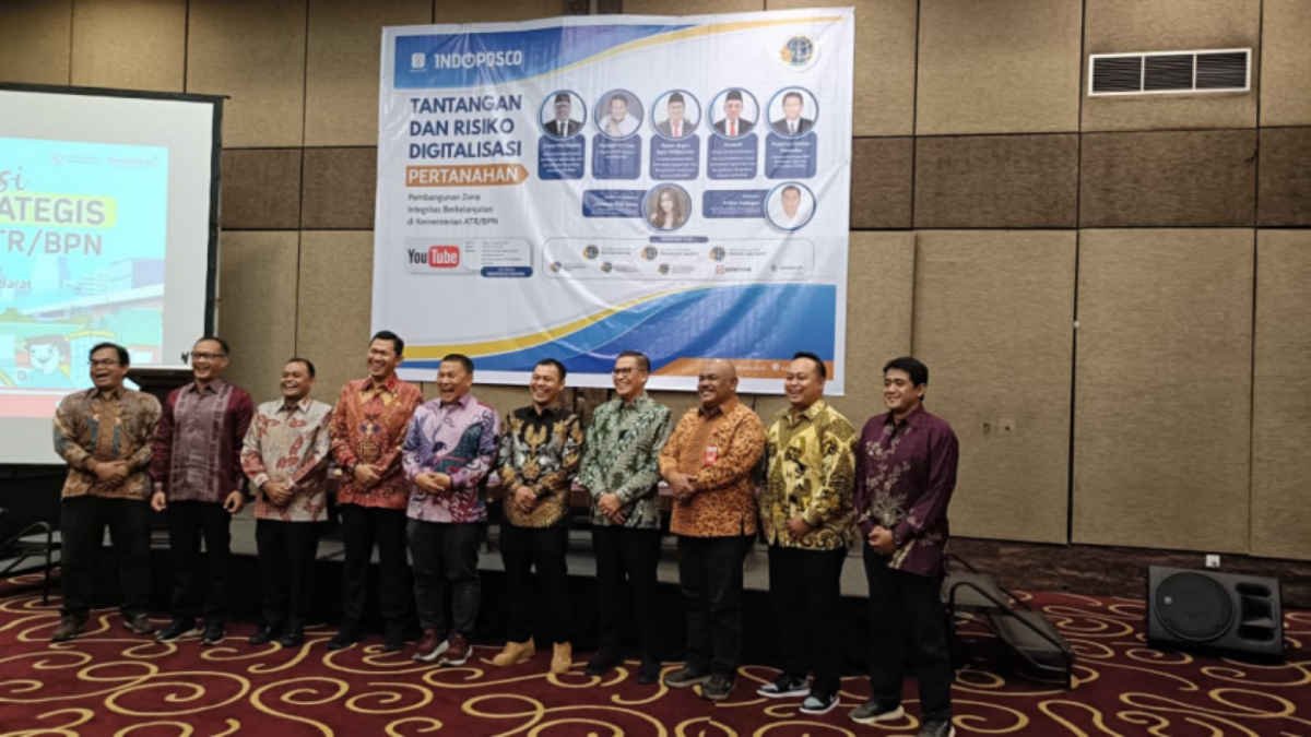 Foto: Dskusi publik bertajuk “Tantangan dan Risiko Digitalisasi Pertanahan” di Aston Imperial Bekasi, Jawa Barat, Rabu (14/8/2024).