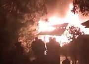 Peristiwa Kebakaran Gemparkan Warga Sumur Tujuh, Satu Unit Rumah Hangus Dilalap Api