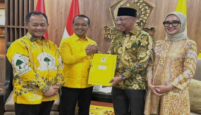 Golkar Serahkan B1KWK ke Mirza-Jihan untuk Pendaftaran Pilgub Lampung, Arinal Selesai?