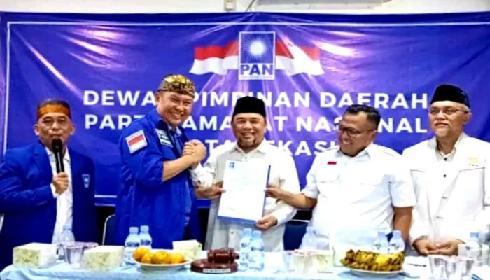Pilkada Kota Bekasi, PAN Resmi Serahkan SK B1-KWK Paslon Risol