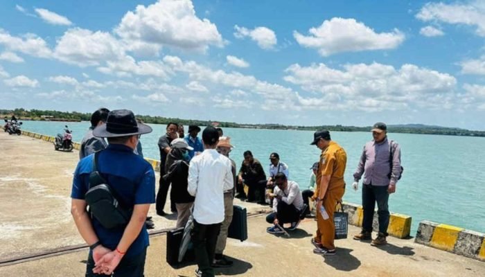Polisi Cek Fisik ke Lokasi Pelabuhan Tanjung Mocco yang Mangkrak di Tanjungpinang