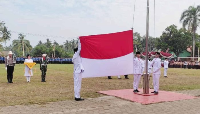 Nusantara Baru Indonesia Maju, Pj Bupati Tanggamus Jadi Inspektur Upacara HUT RI ke 79