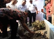 Pj Gani Letakkan Batu Pertama Pembangunan Gereja Kristen Pasundan Jemaat Seroja di Harapan Jaya