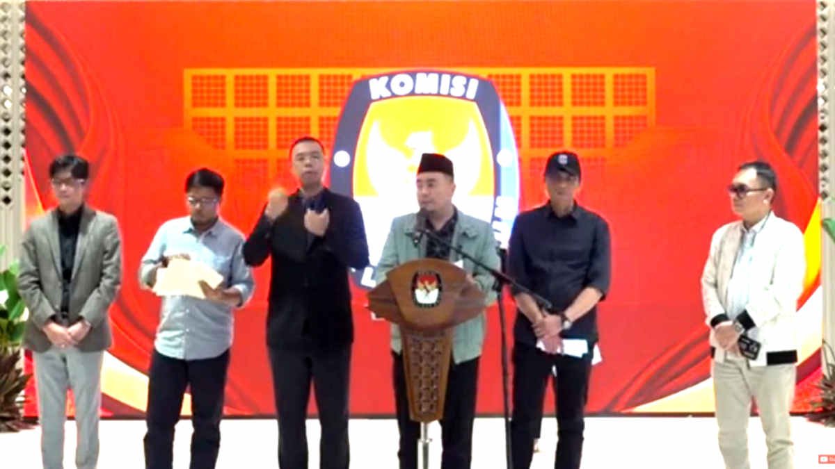 Konferensi Pers Perkembangan Tahapan Pendaftaran Pencalonan Kepala Daerah Tahun 2024, Selasa 20 Agustus 2024 malam