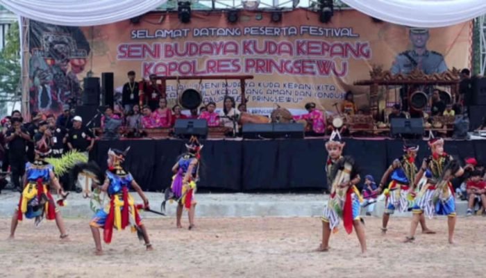 Lestarikan Warisan Budaya, 18 Peserta Unjuk Kebolehan pada Festival Kuda Kepang Kapolres Pringsewu