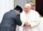 Prabowo Terima Kunjungan Pemimpin Gereja Katolik Dunia Paus Fransiskus di Istana Merdeka