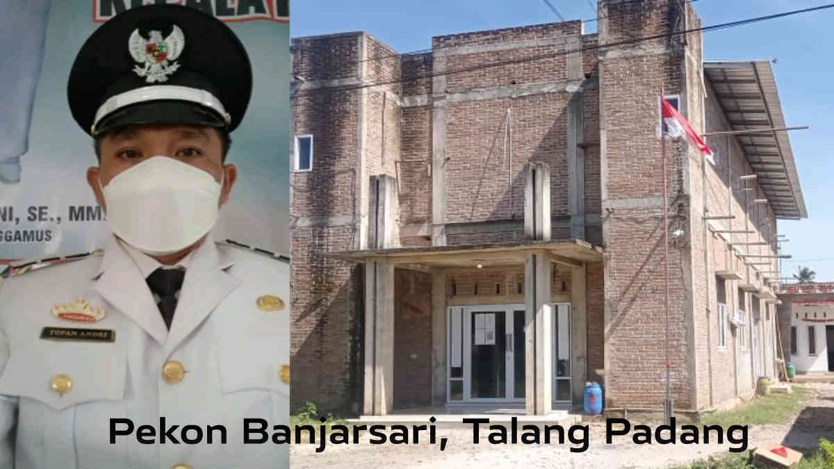 Foto: Topan Andri, Kepala Pekon Banjarsari, Kecamatan Talang Padang, Kabupaten Tanggamus, Lampung.