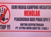 ATR/BPN Tanjugpinang Diingatkan Tak Buat Resah Warga Kampung Nusantara?