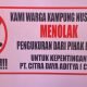 masyarakat penggarap lahan dan sudah bertempat tinggal dilokasi bekas lahan telantar milik PT. CDA, tidak pernah mengajukan pengukuran lahan ke ATR/BPN Kota Tanjungpinang.