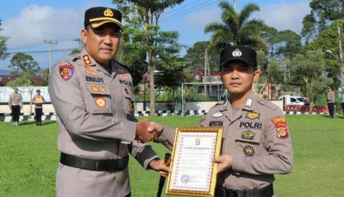 Tangkap Maling Motor Bersenpi, Bripka Rico Diganjar Tiket Sekolah Pendidikan Inspektur Polisi dari Kapolri