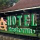 Hotel dan Restoran di Desa Gunung Sugih Besar, Sekampung Udik, Lampung Timur, lokasi Penggerebekan Pasangan bukan suami isteri pada 7 Oktober 2024 lalu.