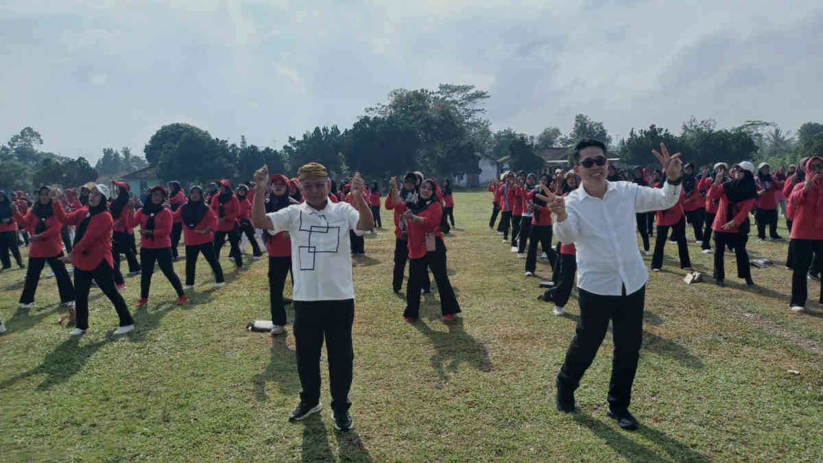 Paslon Nomor Urut 2 untuk Pilkada Lampung Timur, Dawam-Ketut Erawan laksanakan kampanye simpatik di Way Bungur, pada Sabtu 12 Oktober 2024