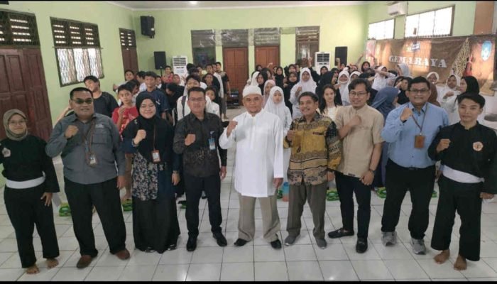 Unisma Bekasi Gelar Kegiatan Sosialisa dan Pelatihan Defensif di SMPN 18