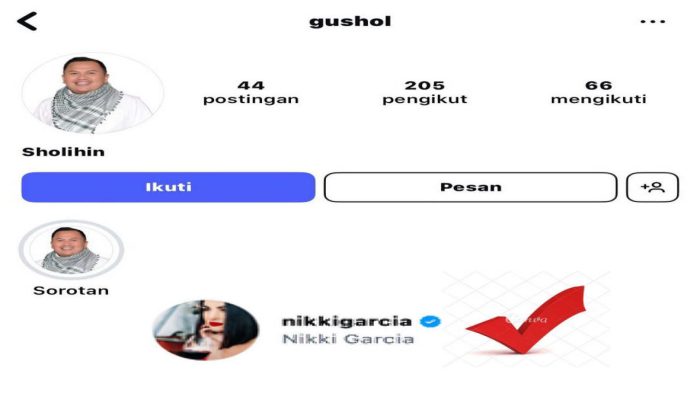 Akun IG Milik Sholihin Hilang Bak Ditelan Bumi, Kenapa?