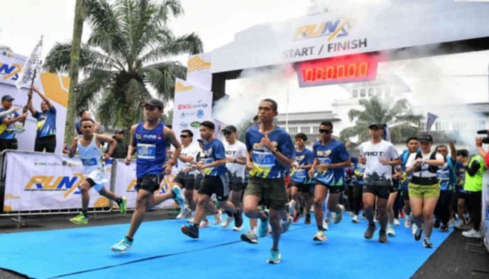 Hari Bakti PU ke-79 Tingkat Jabar Berlangsung Meriah dengan Fun Run