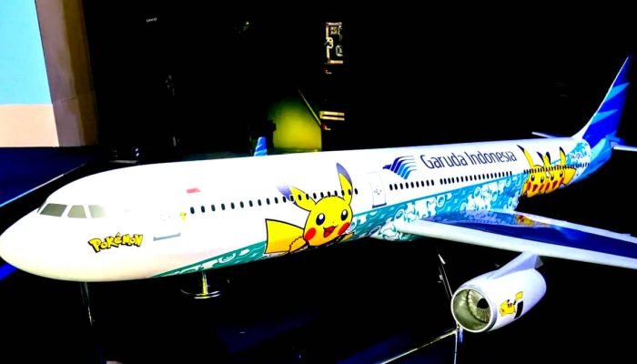 Garuda Indonesia dan The Pokemon Company Hadirkan Desain Pikachu Jet GA-2