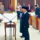 Rapat Paripurna dalam rangka Pengucapan Sumpah Janji Penggantian Antar Waktu (PAW) anggota DPRD Kabupaten Tanggamus periode 2024-2029, Heru Antori pada Kamis (14/11/2024).