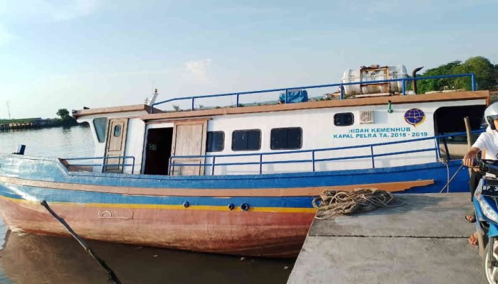 Bertahun-tahun Terlantar, Kapal Hibah Kemenhub untuk Pemko Tanjungpinang, Jalani Perawatan