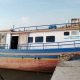 KM Banawa Nusantar Kapal hibah dari Kemenhub untuk Pemko Bekasi bertahun-tahun telantar sekarang menjalani perawatan di kawasan Teluk keriting, -foto doc ist