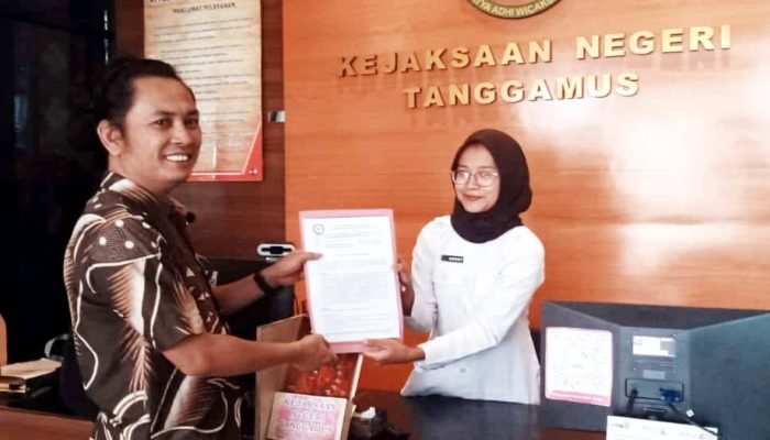 Penggunaan Dana BOK di Dinkes Tanggamus Resmi Dilaporkan ke Kejari