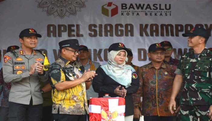 Ketua DPRD Kota Bekasi Ikut Apel Siaga Kampanye Pemilihan Wali Kota Bekasi 2024