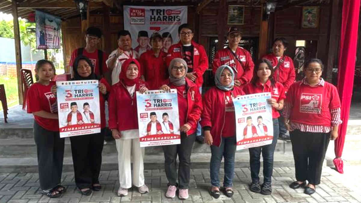 Kader PSI Deklarasi dukungan ke Paslon Ridho untuk jadi Wali Kota Bekasi di Pilkada 0 2024, Senin 18 November 2024