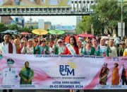 Gani Muhamad Kampanye Stop Kekerasan Terhadap Perempuan dan Anak di CFD Kota Bekasi