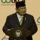 Presiden Prabowo Subianto hadir di HUT Golkar ke-60 dengan mengenakan dasi warna kuning, Kamis malam 12 Desember 2024