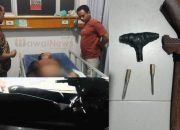 Apes! Warga BNS Jatuh Saat Bawa Motor Hasil Maling di Indomaret Pekon Banding, Tanggamus