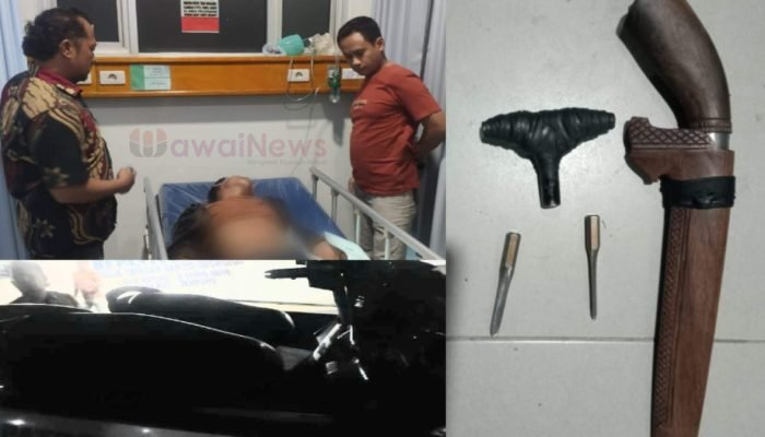 Apes! Warga BNS Jatuh Saat Bawa Motor Hasil Maling di Indomaret Pekon Banding, Tanggamus