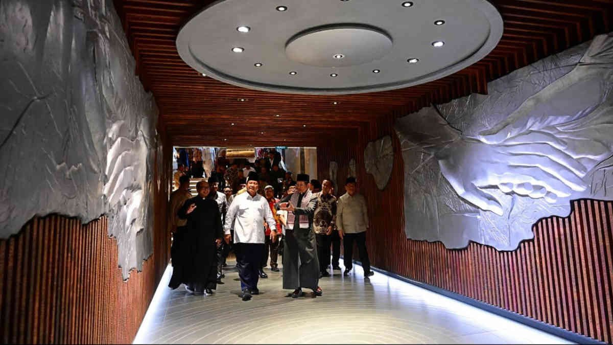 Terowongan Silaturahim sebagai penghubung halaman Istiqlal - Katedral akan dibuka pada perayaan Natal 2024.