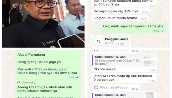Pj Wali Kota Bekasi Diminta Beri Klarifikasi Terkait “Orang Dekat” Diduga Cawe-cawe Proyek dan Mutasi Jabatan