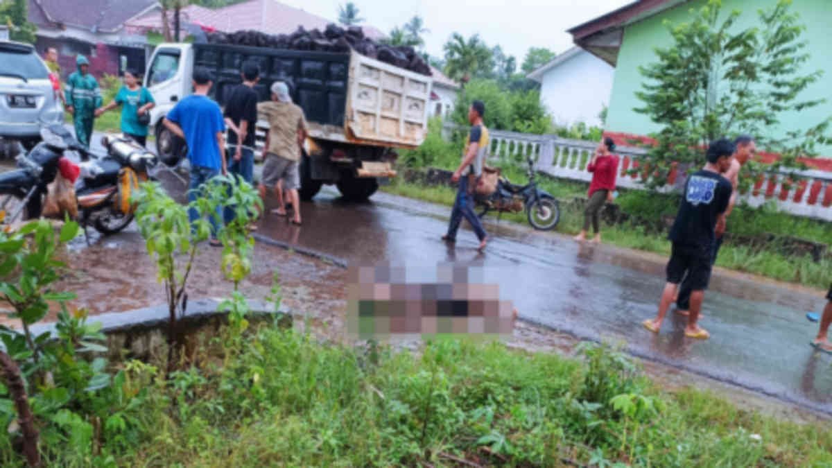 Warga Desa GSB jadi korban Lakalantas, dan meninggal ditempat, Rabu 18 Desember 2024