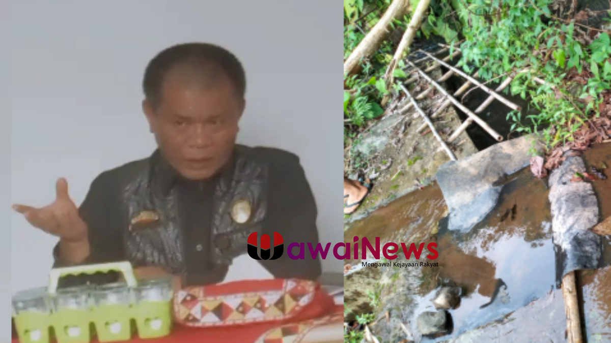 Foto: Direktur PDAM Way Agung Tanggamus Jonson M.B Nahor, (foto_kolase)