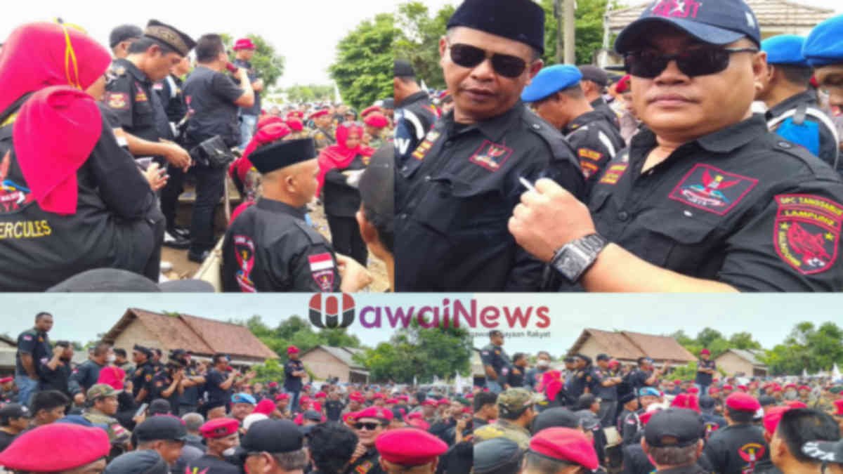 Foto: Unjuk rasa jilid 2 yang dilakukan DPD GRIB Jaya Lampung diikuti oleh seluruh pengurus dan anggota se Provinsi Lampung di Lapangan Kampung Bumi Ratu, Kecamatan Bumi Ratu Nuban, Lampung Tengah, Kamis 9 Januari 2025.