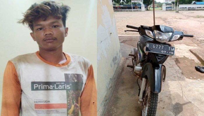 Curi Motor di TPU Desa Sidorejo, Arianto Ditangkap Polisi