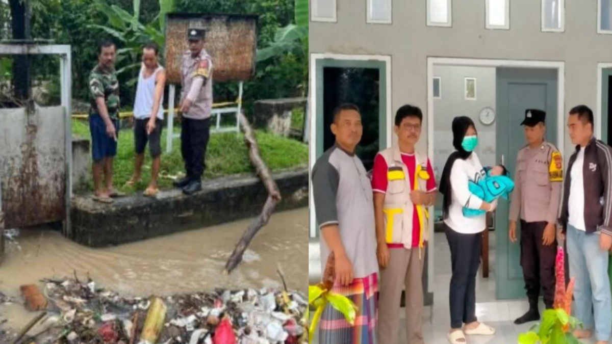 Tiga hari, dua bayi ditemukan dibuang di wilayah Pekalongan, Lampung Timur - foto Kolase