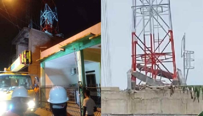 Beton Penyangga Tower Telkomsel di Bekasi Ambrol, Satu Pekerja Tewas