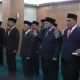 Bertempat di Aula H. Nonon Sonthanie, Pj. Wali Kota Bekasi Gani Muhamad mengukuhkan Pejabat Struktural Esselon II, III, dan IV di lingkungan Pemerintah Kota Bekasi. (16/1/25).