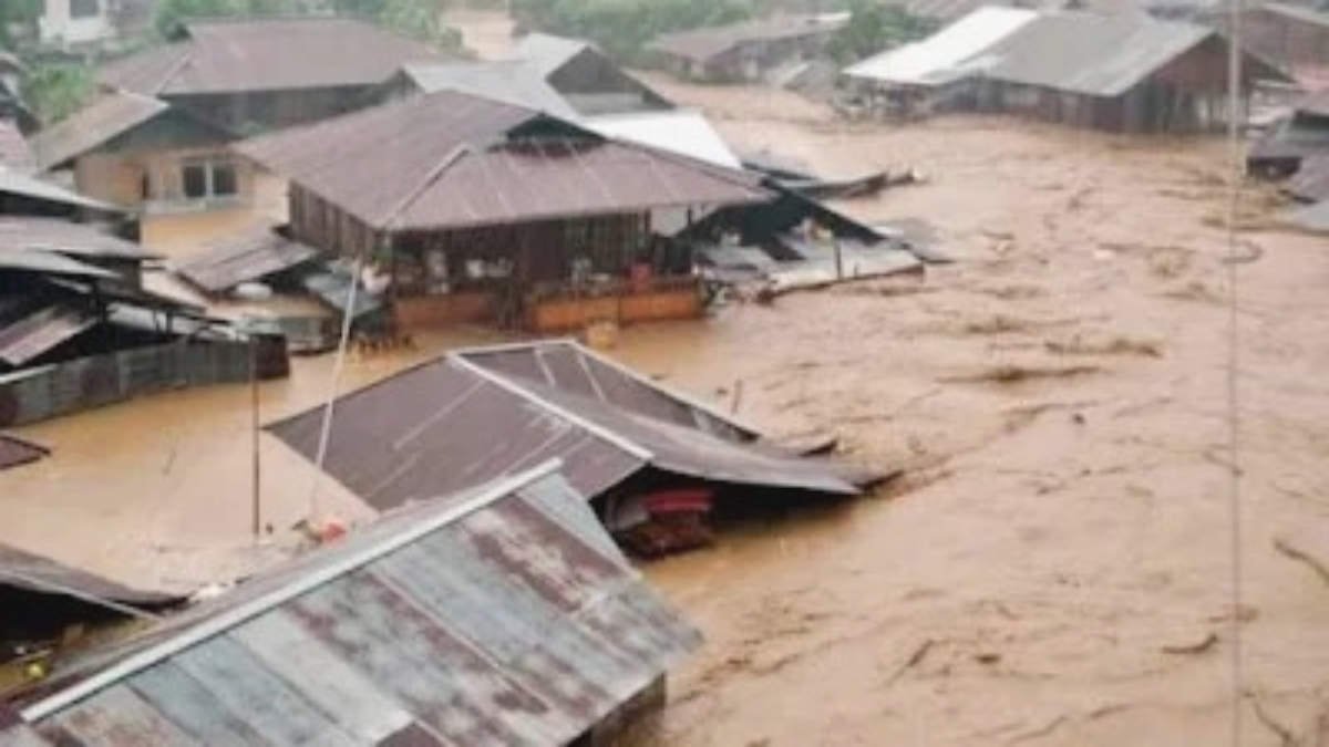 Banjir kembali melanda Lampung setelah sebulan terjadi Banjir Dahsyat Januari 2025