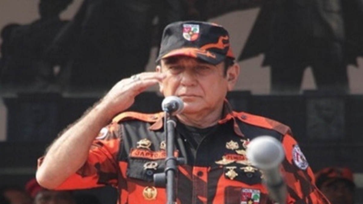 Ketua Majelis Pimpinan Nasional (MPN) Pemuda Pancasila (PP) Japto Soelistyo Soerjosoemarno